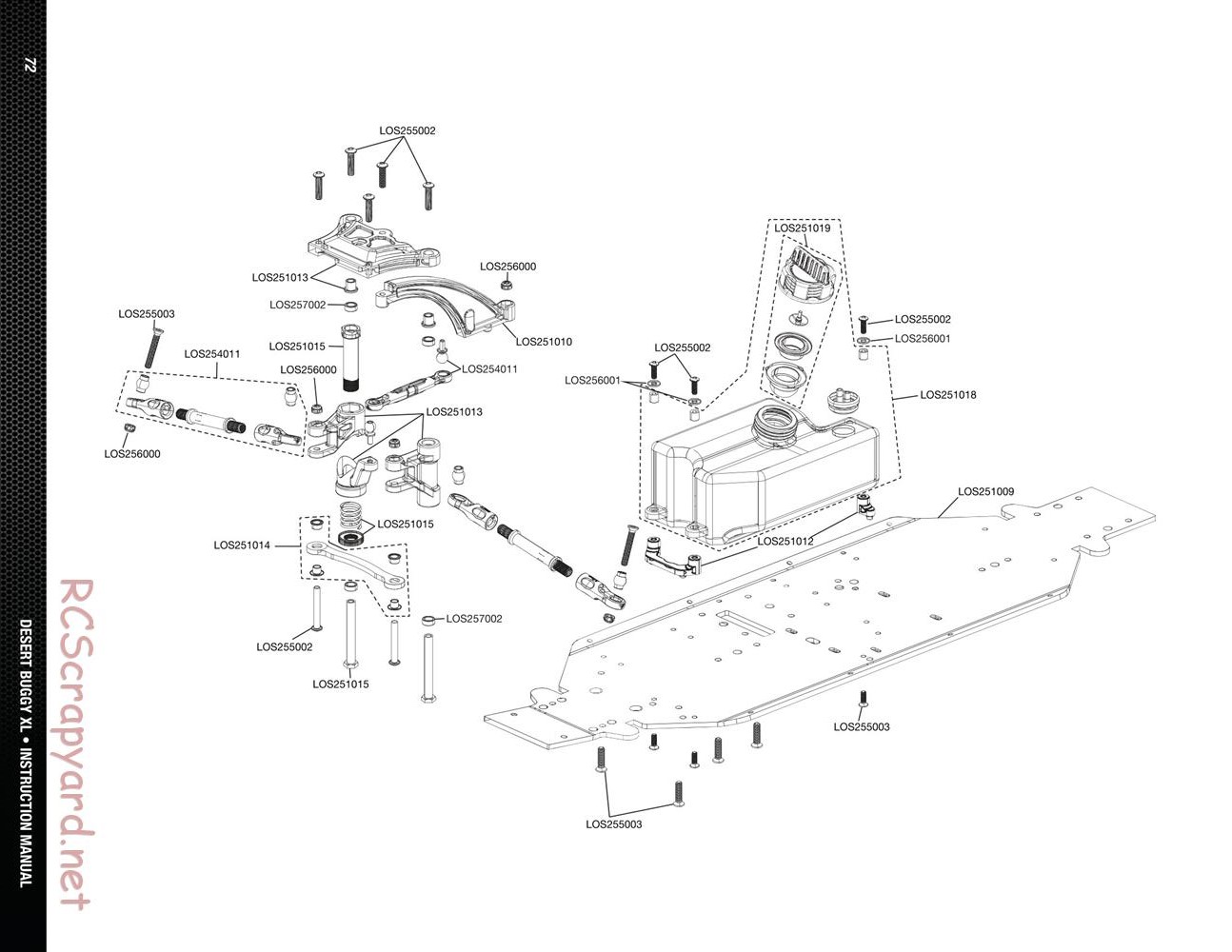 Team Losi - Desert Buggy XL - Manual - Page 72