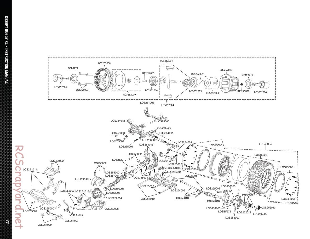 Team Losi - Desert Buggy XL - Manual - Page 73