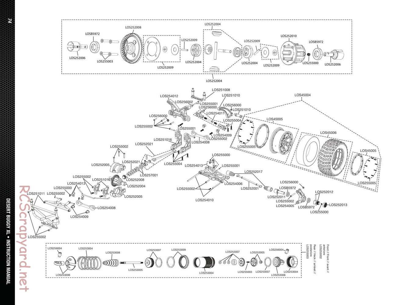 Team Losi - Desert Buggy XL - Manual - Page 74