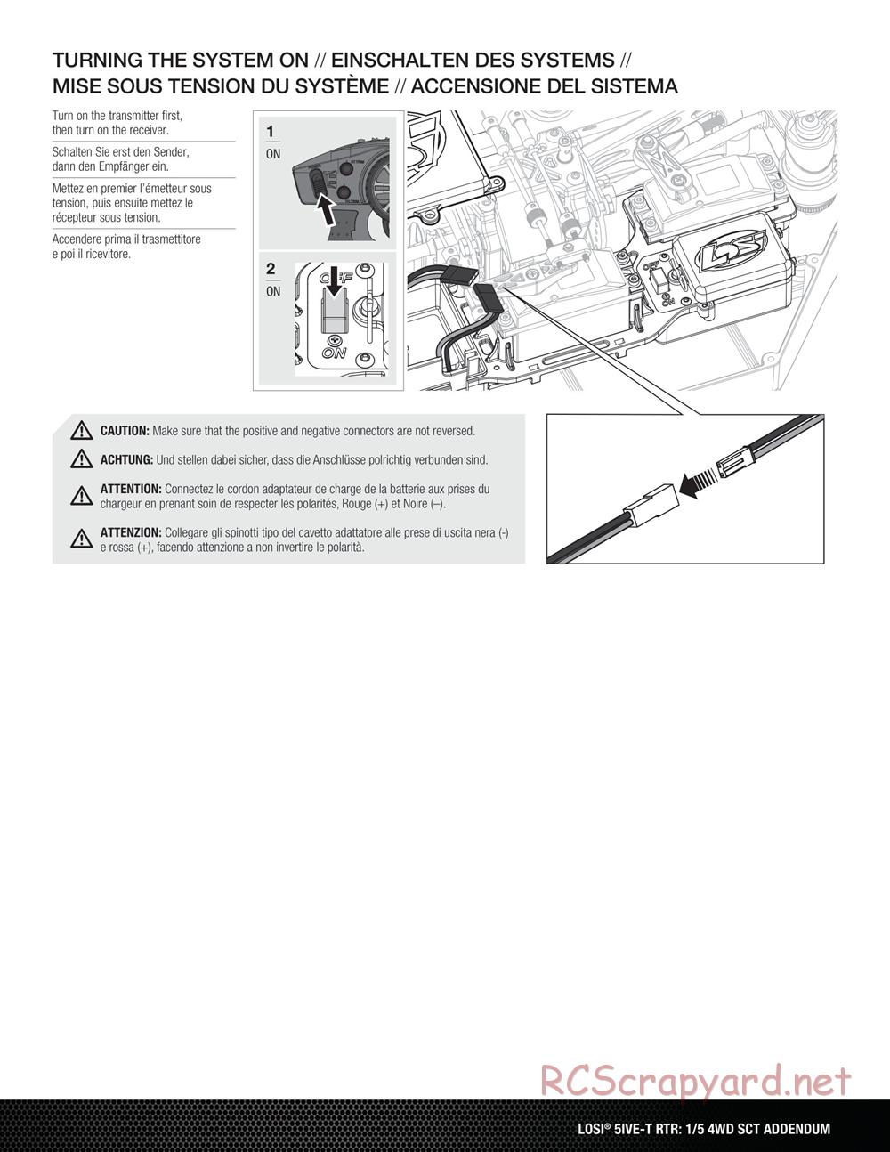 Team Losi - 5ive-T SCT - Manual AD - Page 2