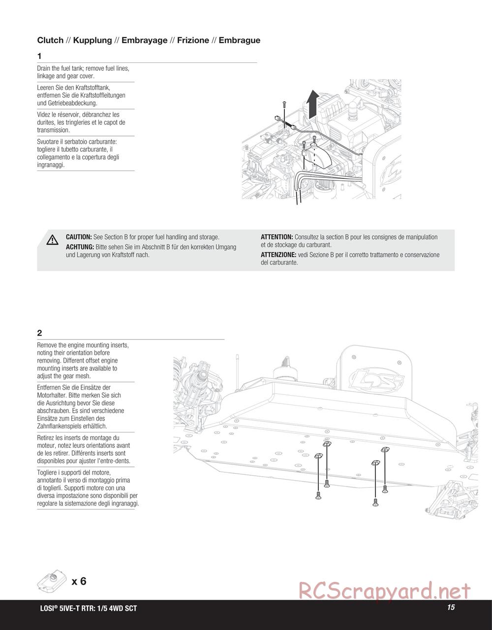 Team Losi - 5ive-T SCT - Manual - Page 15