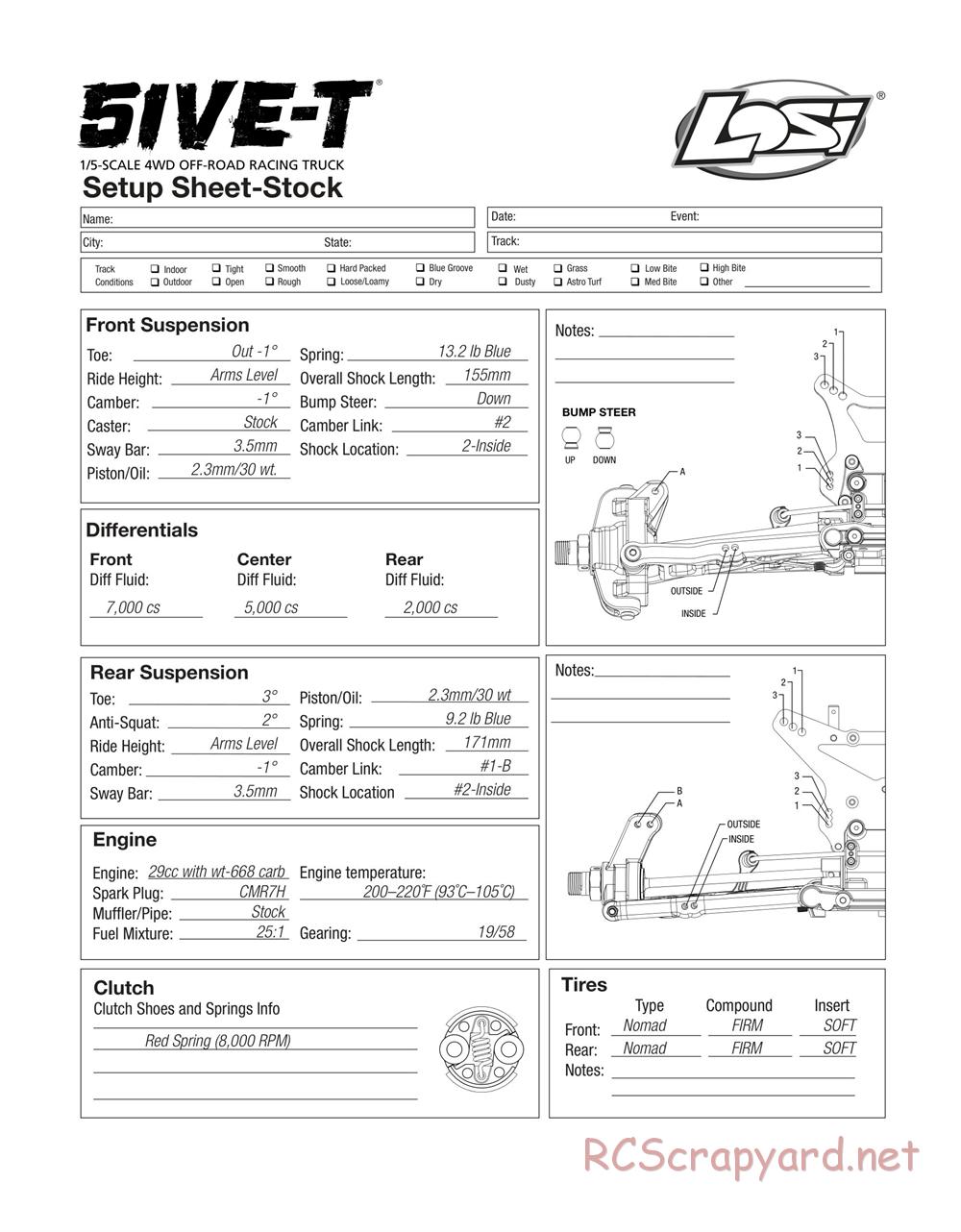 Team Losi - 5ive-T SCT - Manual - Page 26
