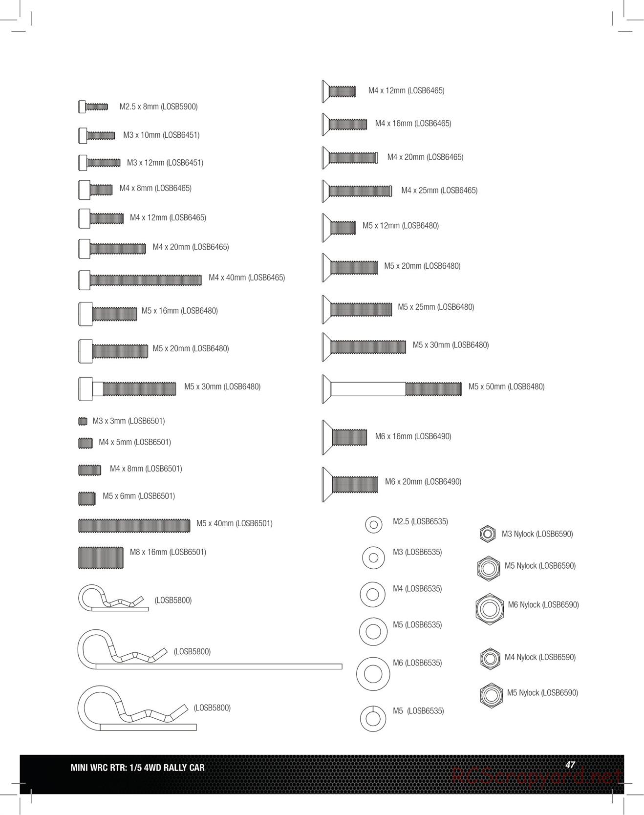 Team Losi - 5ive Mini WRC - Manual - Page 11