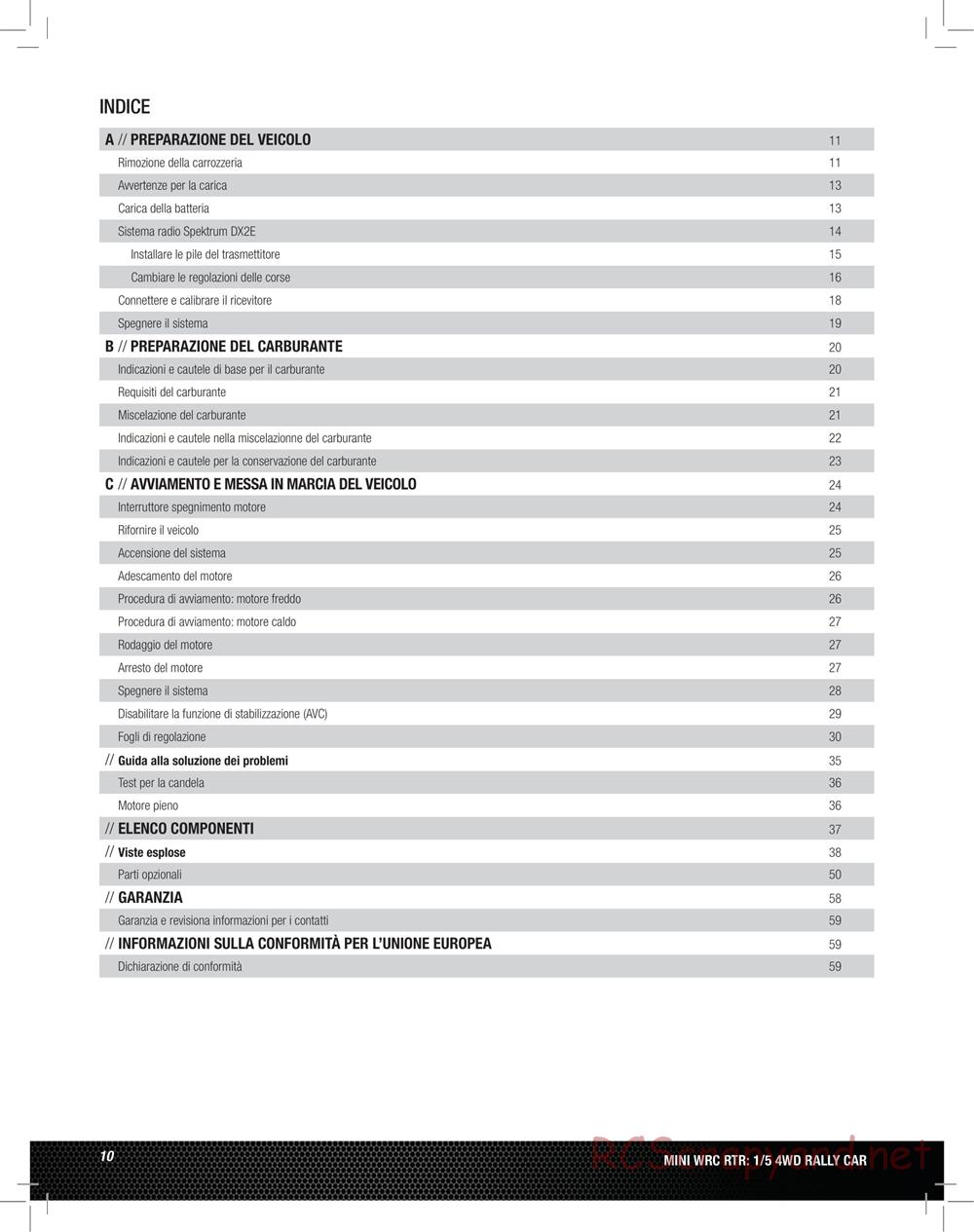 Team Losi - 5ive Mini WRC - Manual - Page 10