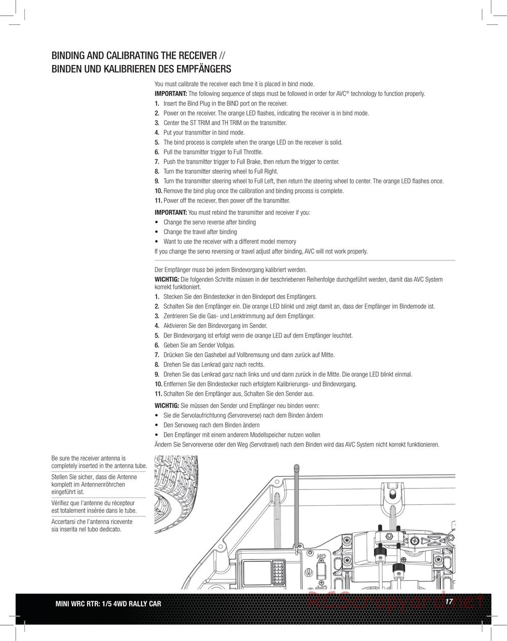 Team Losi - 5ive Mini WRC - Manual - Page 17