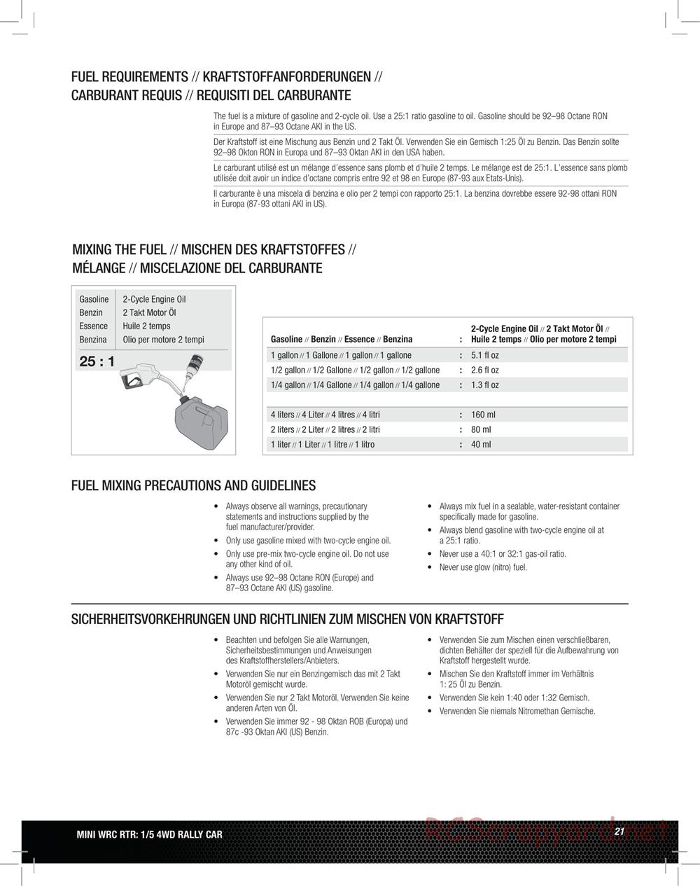 Team Losi - 5ive Mini WRC - Manual - Page 21