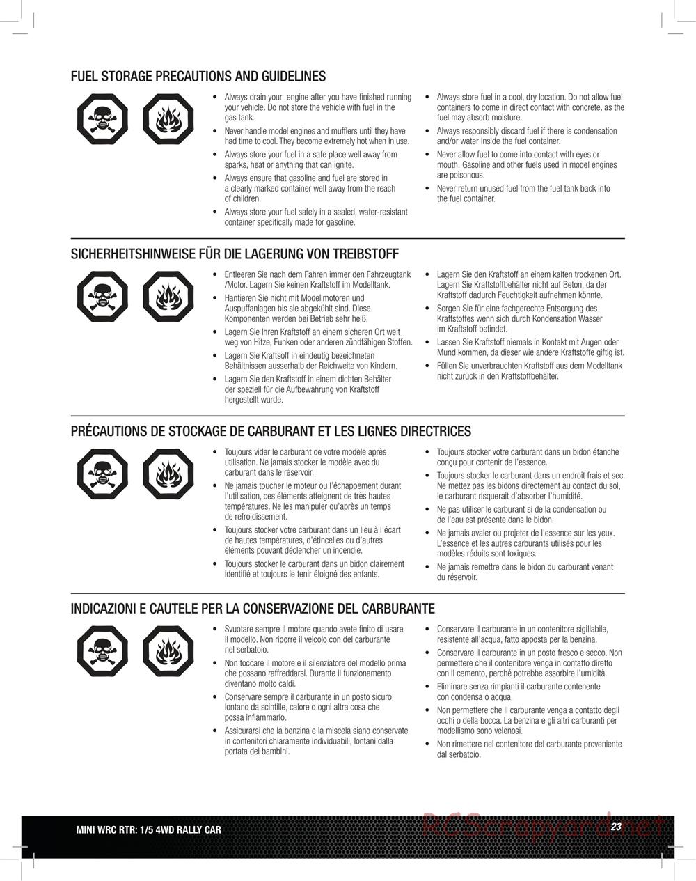 Team Losi - 5ive Mini WRC - Manual - Page 23