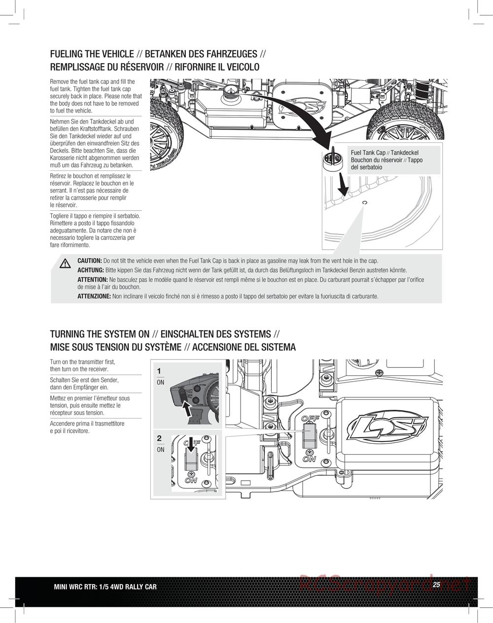 Team Losi - 5ive Mini WRC - Manual - Page 25