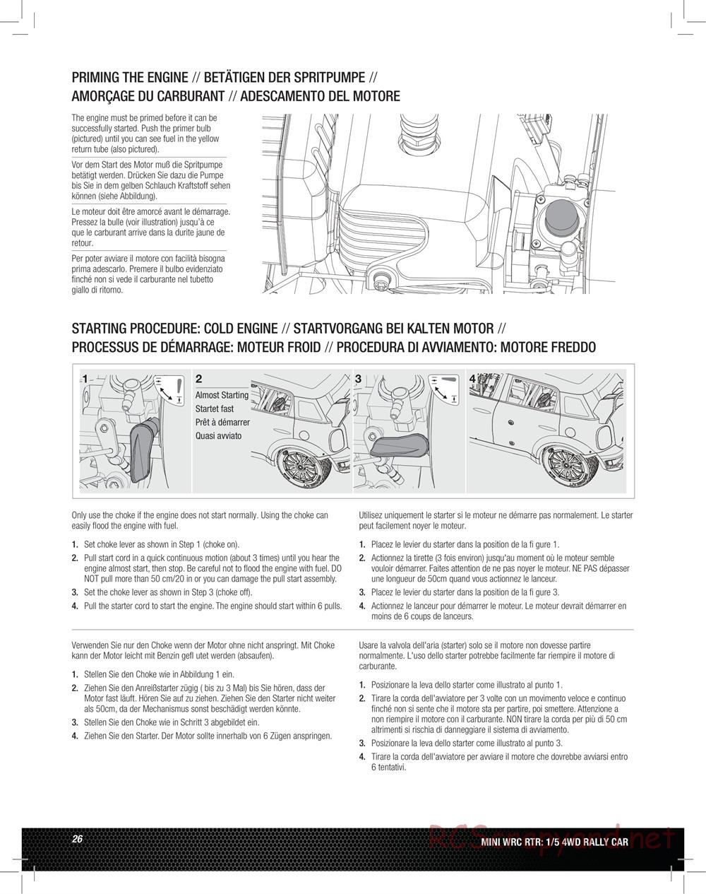 Team Losi - 5ive Mini WRC - Manual - Page 26