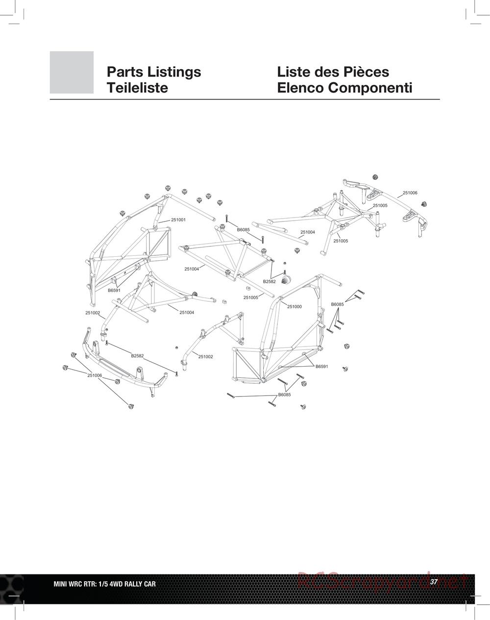 Team Losi - 5ive Mini WRC - Manual - Page 37