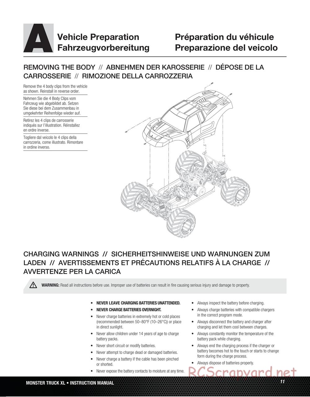Team Losi - Monster Truck XL - Manual - Page 11