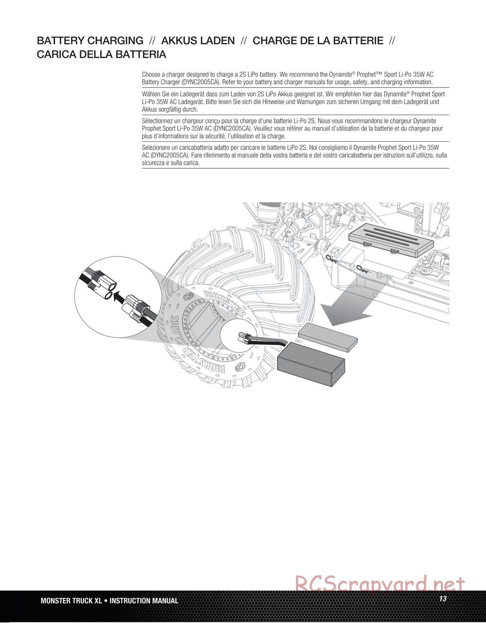 Team Losi - Monster Truck XL - Manual - Page 13