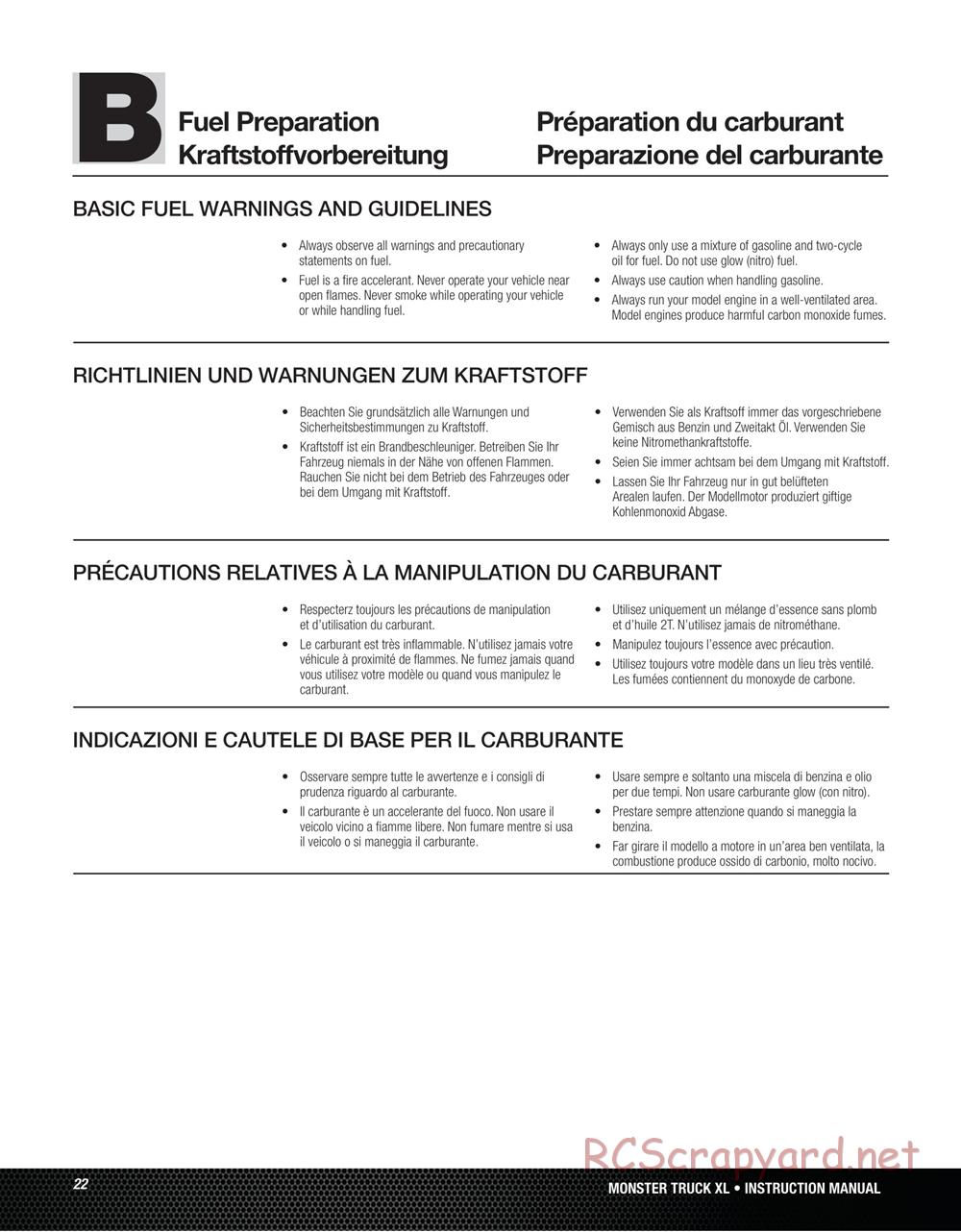 Team Losi - Monster Truck XL - Manual - Page 22