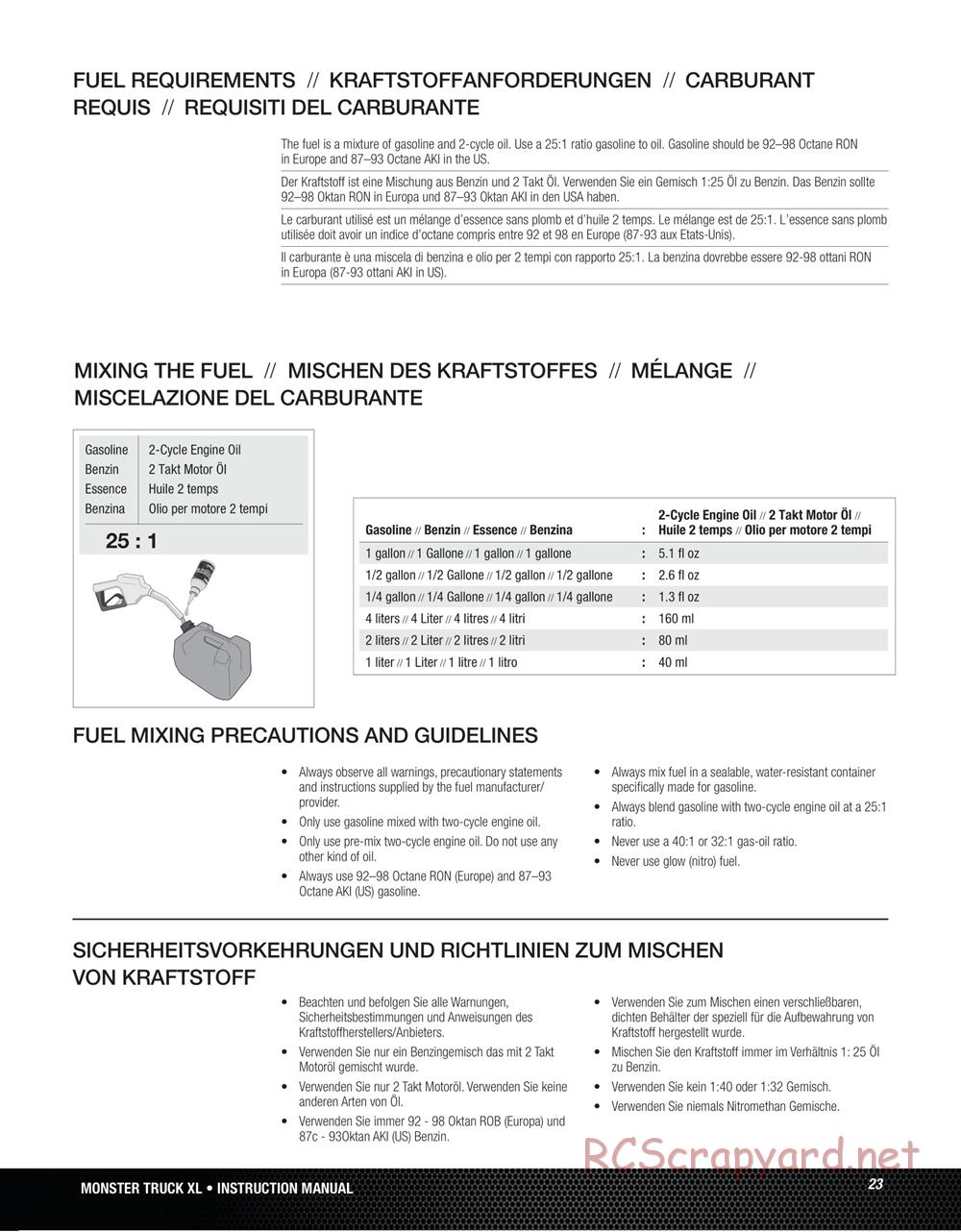 Team Losi - Monster Truck XL - Manual - Page 23