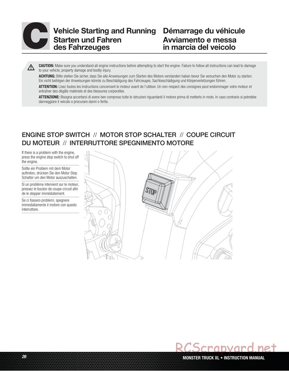 Team Losi - Monster Truck XL - Manual - Page 26