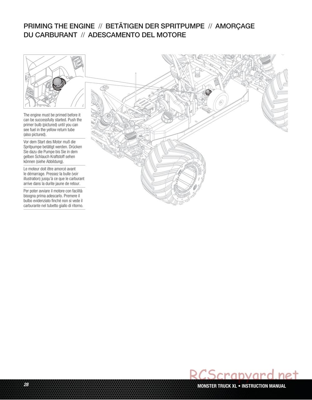 Team Losi - Monster Truck XL - Manual - Page 28