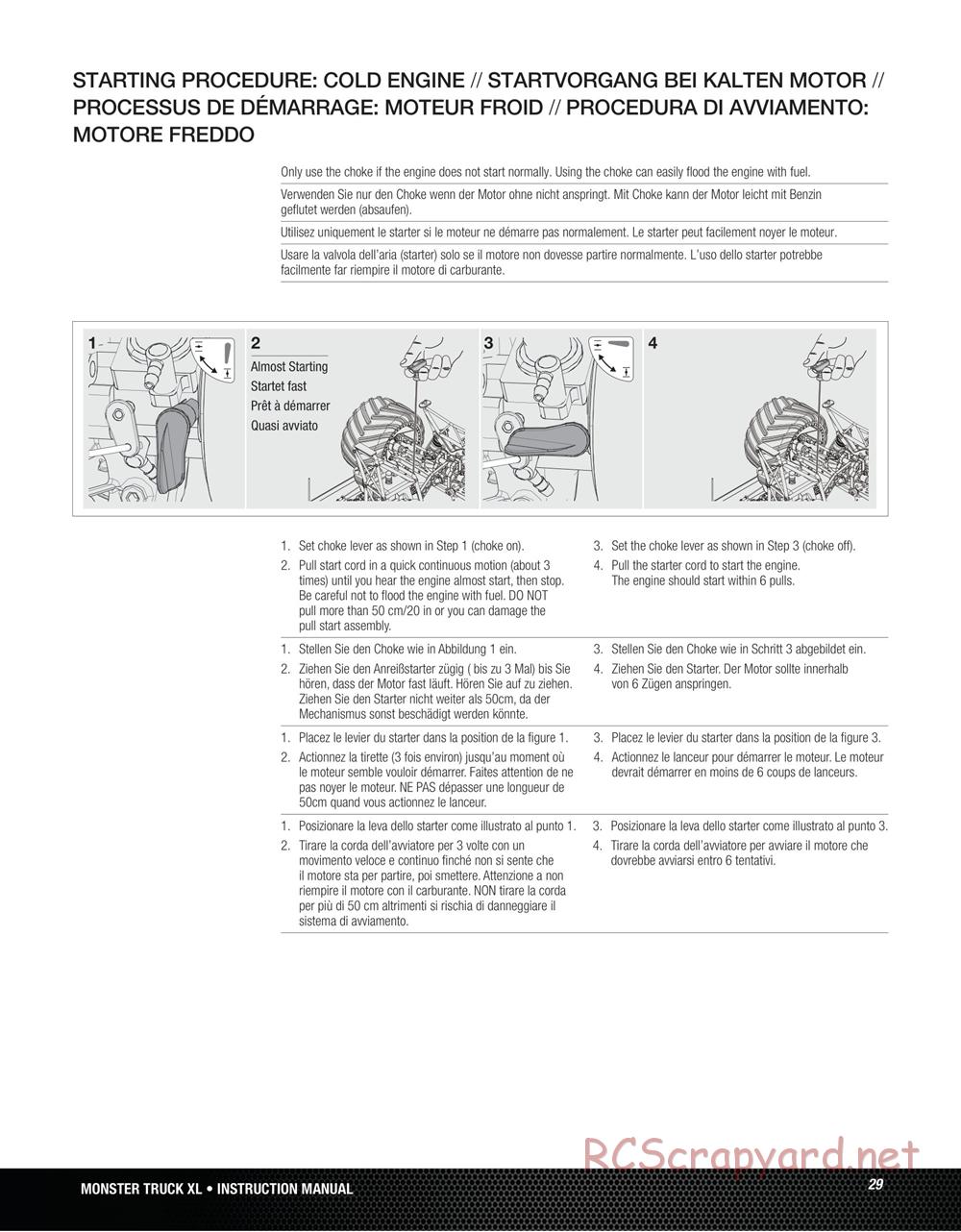 Team Losi - Monster Truck XL - Manual - Page 29