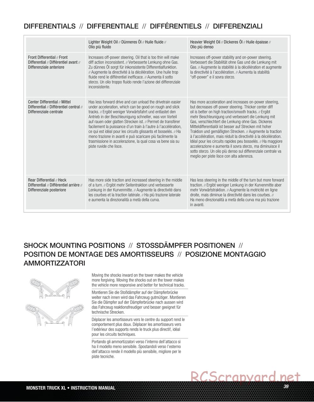 Team Losi - Monster Truck XL - Manual - Page 39