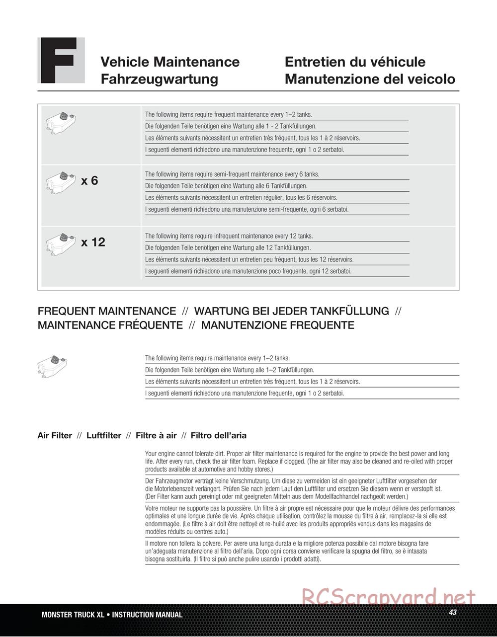 Team Losi - Monster Truck XL - Manual - Page 43