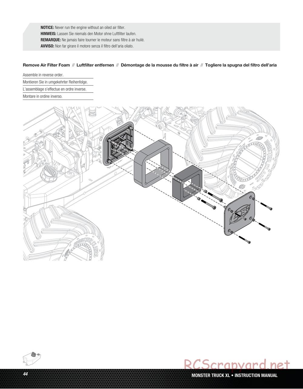 Team Losi - Monster Truck XL - Manual - Page 44