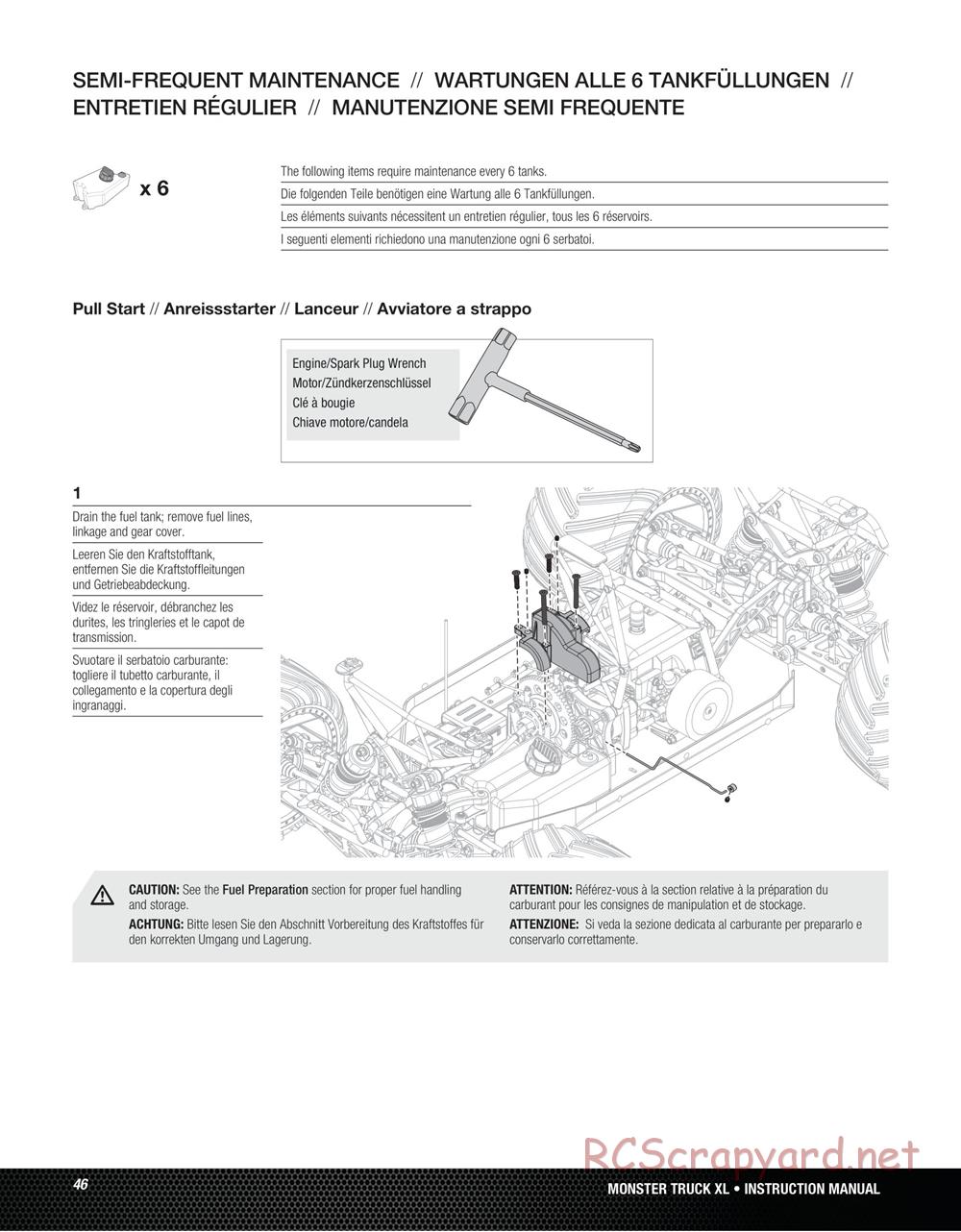 Team Losi - Monster Truck XL - Manual - Page 46