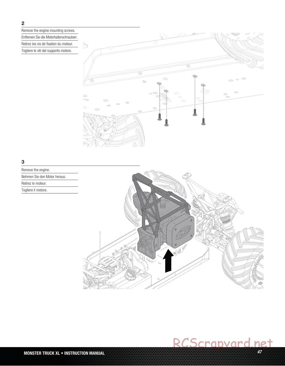 Team Losi - Monster Truck XL - Manual - Page 47