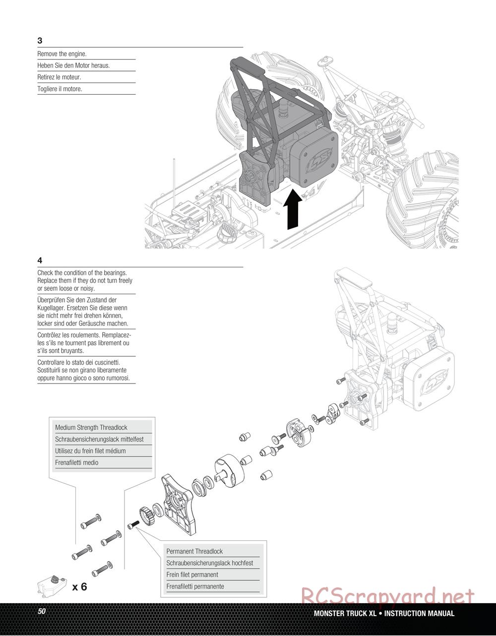 Team Losi - Monster Truck XL - Manual - Page 50