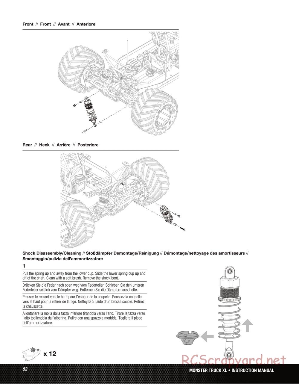 Team Losi - Monster Truck XL - Manual - Page 52