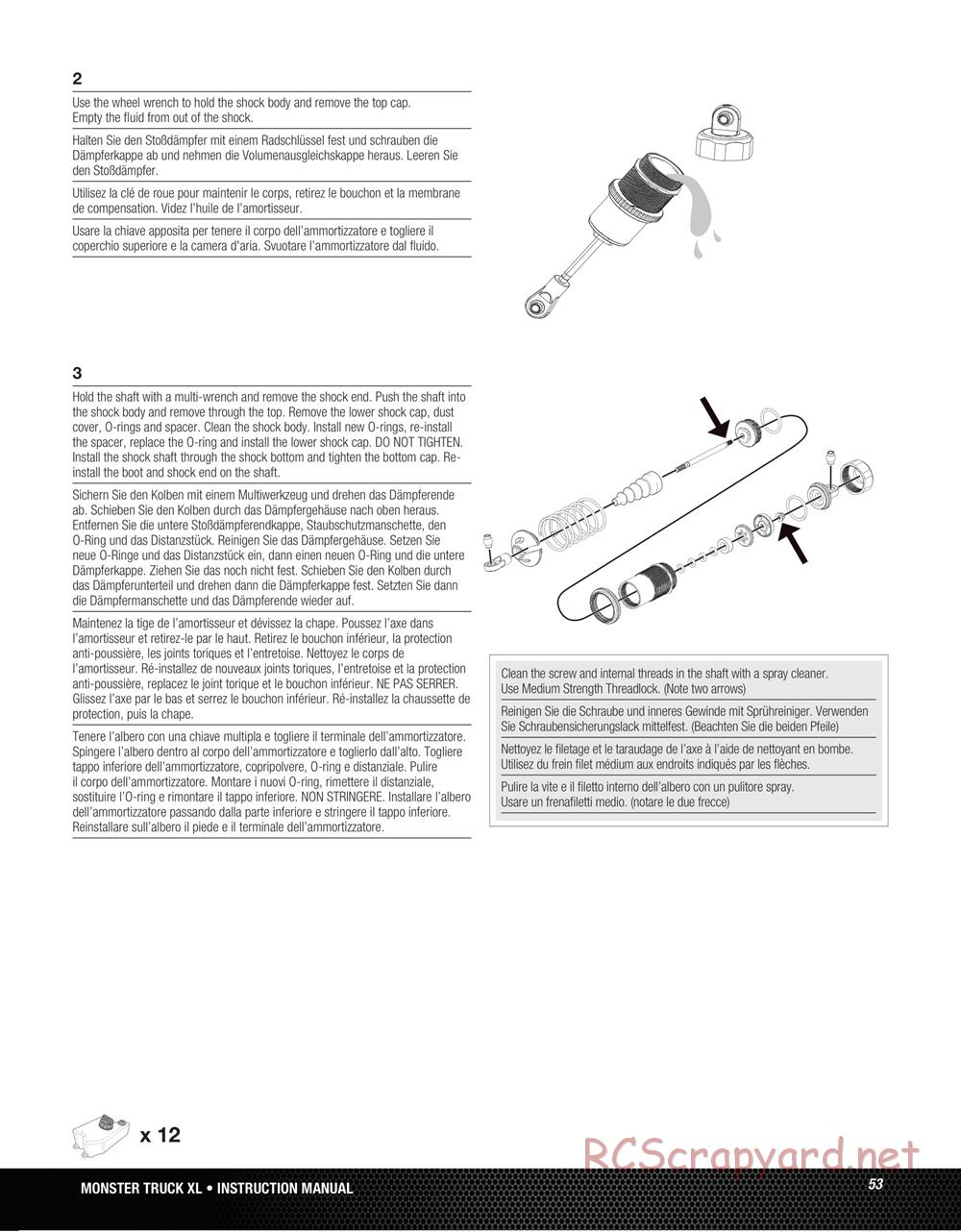 Team Losi - Monster Truck XL - Manual - Page 53