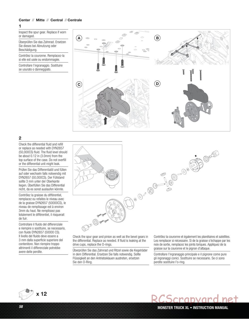 Team Losi - Monster Truck XL - Manual - Page 58