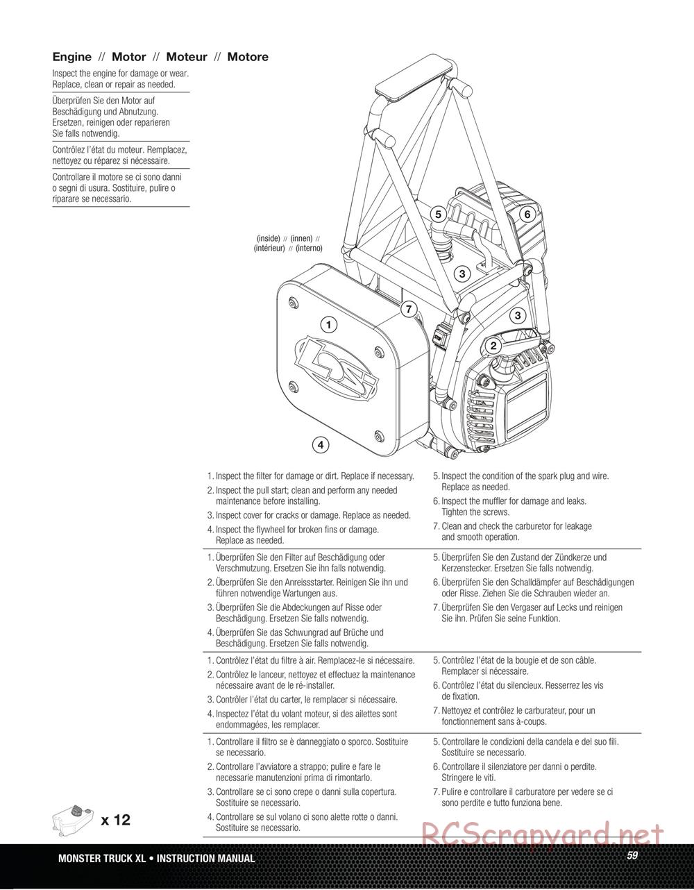 Team Losi - Monster Truck XL - Manual - Page 59