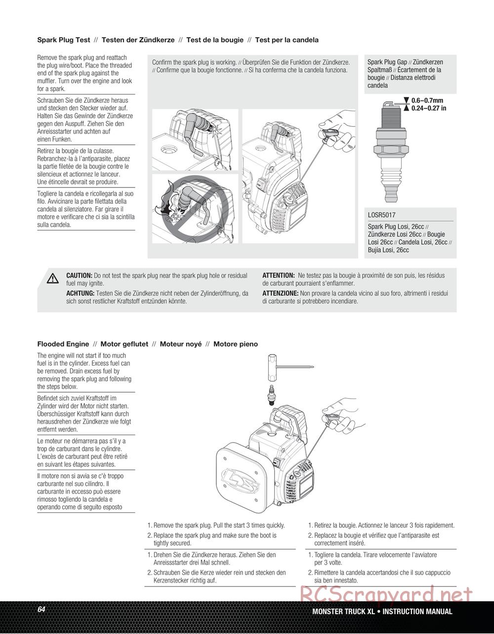 Team Losi - Monster Truck XL - Manual - Page 64