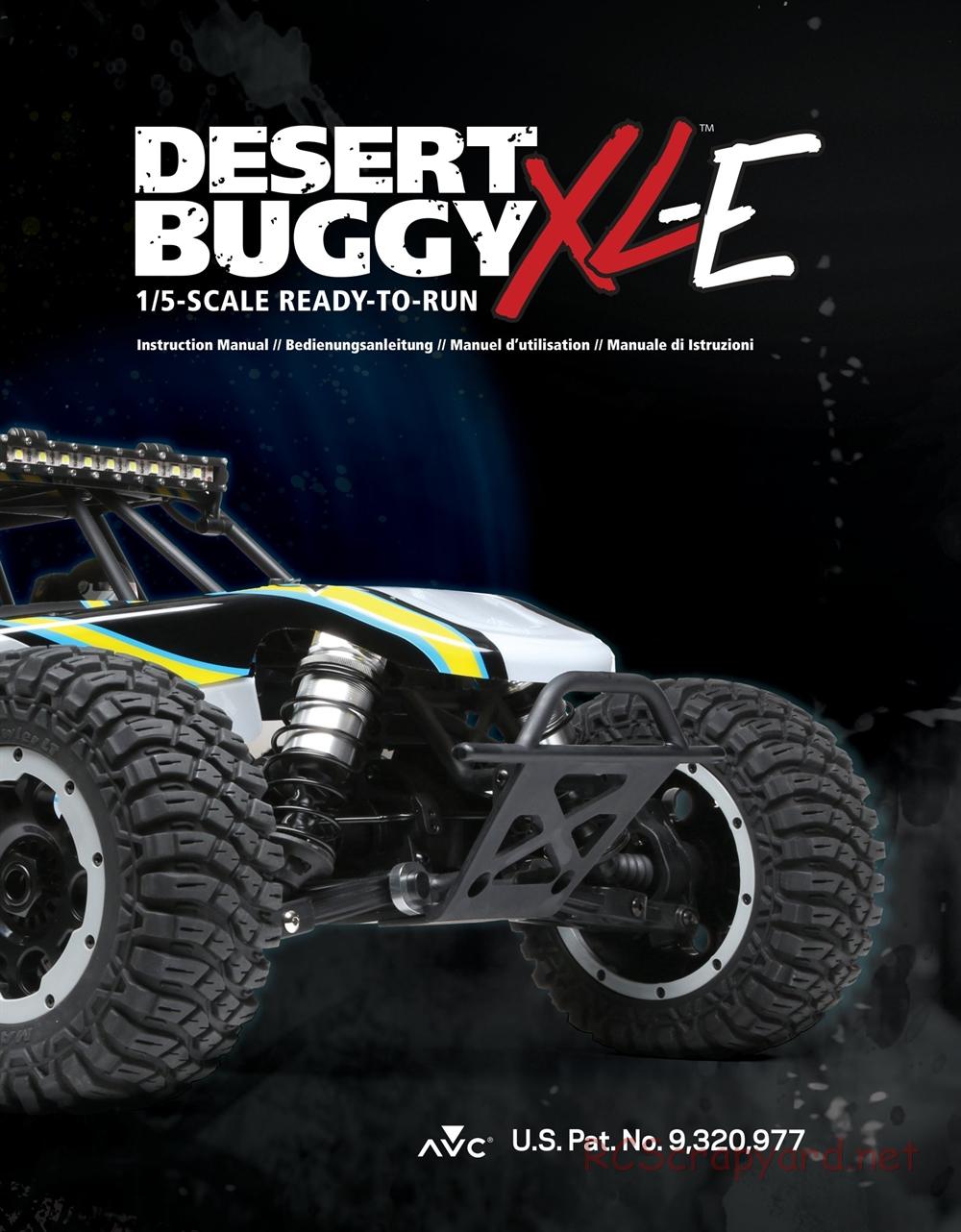 Team Losi - Desert Buggy XL-E - Manual - Page 1