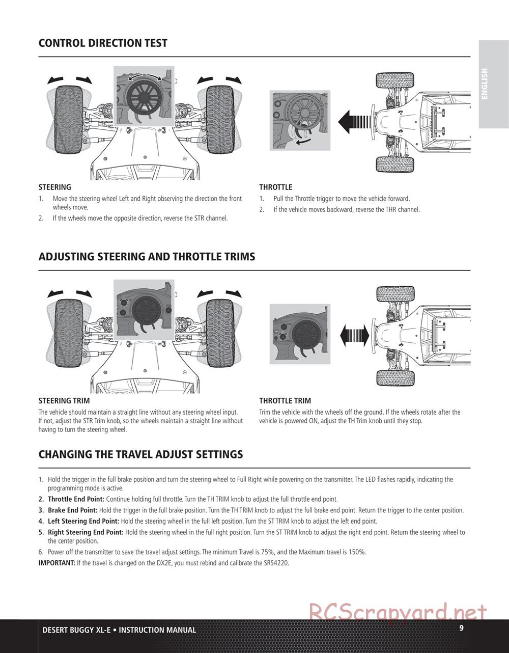 Team Losi - Desert Buggy XL-E - Manual - Page 9