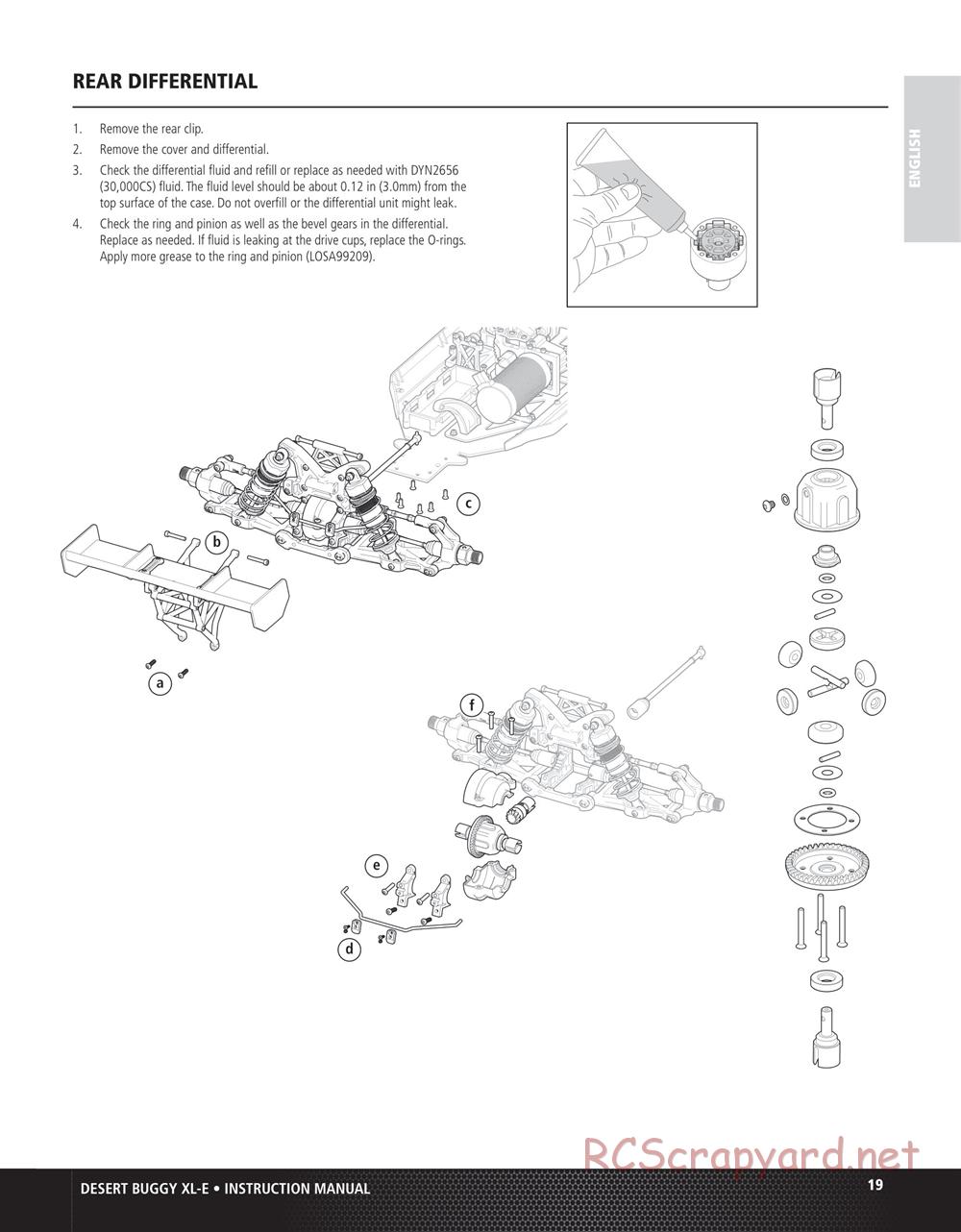 Team Losi - Desert Buggy XL-E - Manual - Page 19