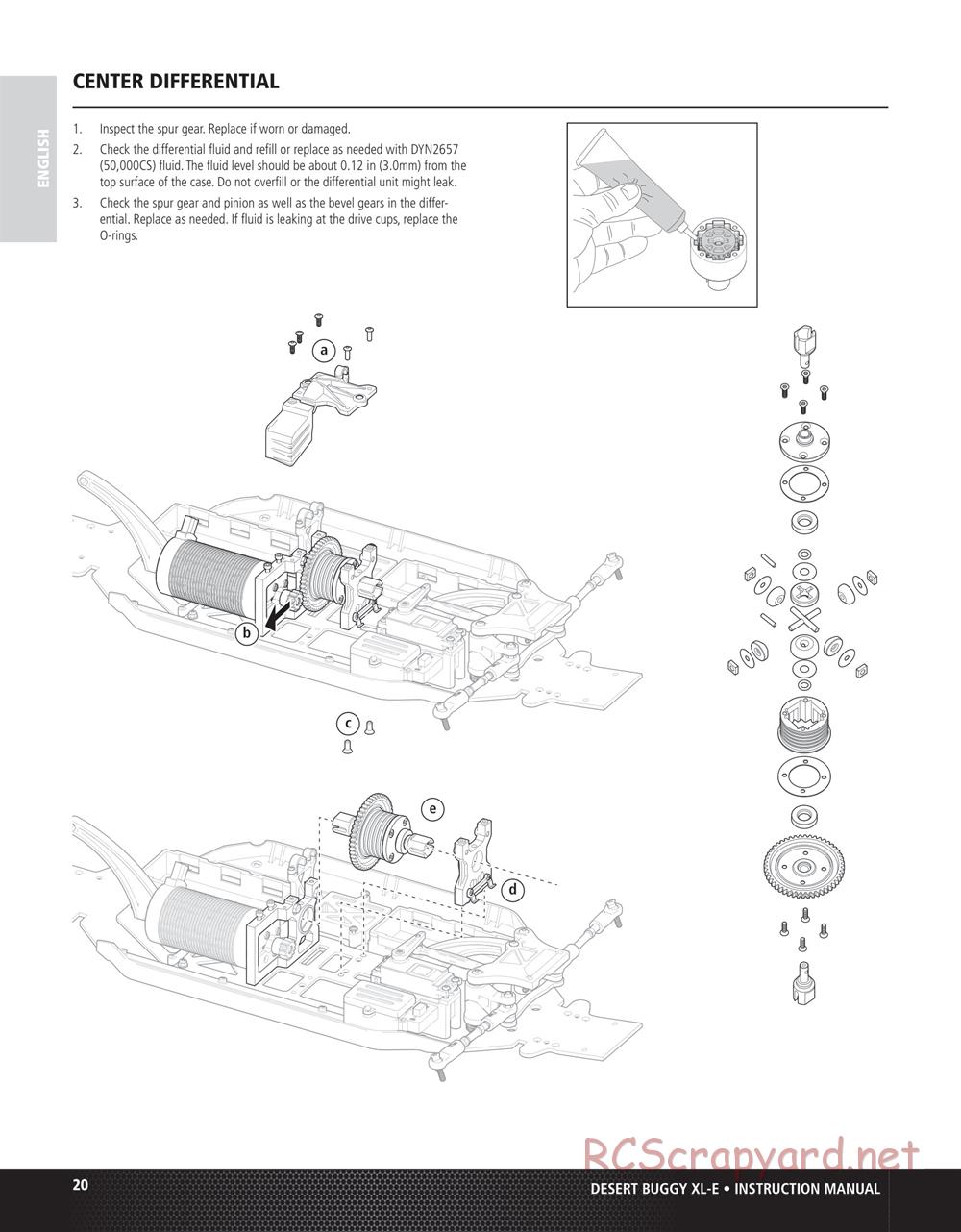 Team Losi - Desert Buggy XL-E - Manual - Page 20