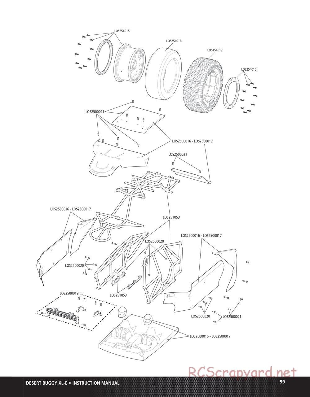 Team Losi - Desert Buggy XL-E - Manual - Page 33