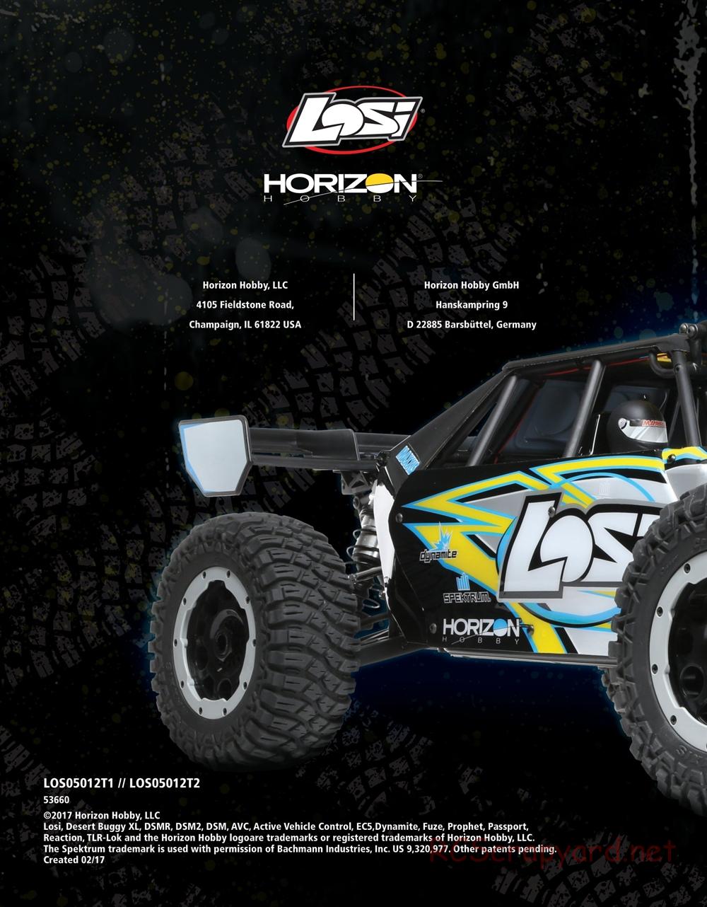 Team Losi - Desert Buggy XL-E - Manual - Page 36