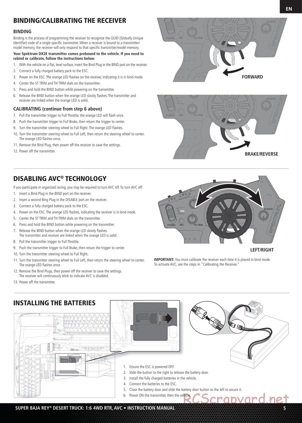 Team Losi - Super Baja Rey - Manual - Page 5