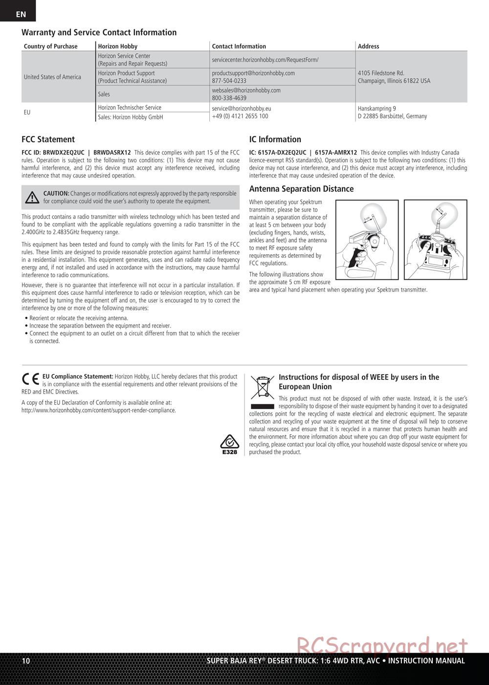 Team Losi - Super Baja Rey - Manual - Page 10