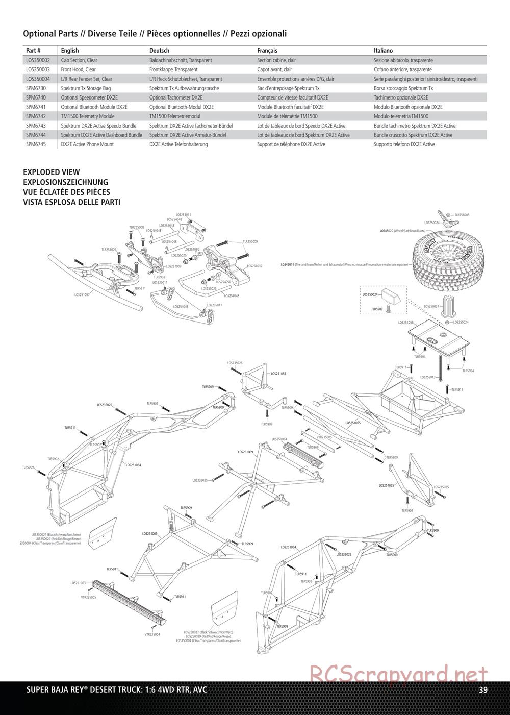 Team Losi - Super Baja Rey - Manual - Page 13