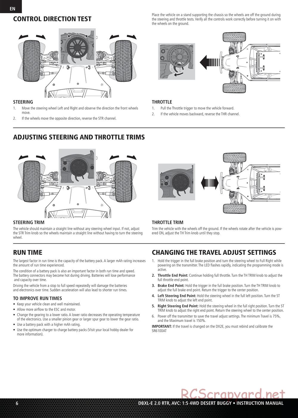 Team Losi - DBXL-E 2.0 - Manual - Page 6