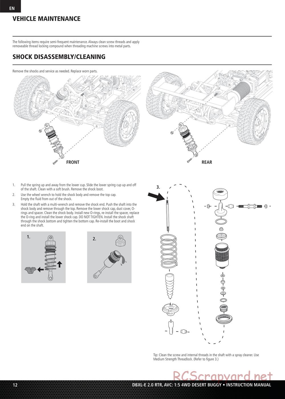 Team Losi - DBXL-E 2.0 - Manual - Page 12