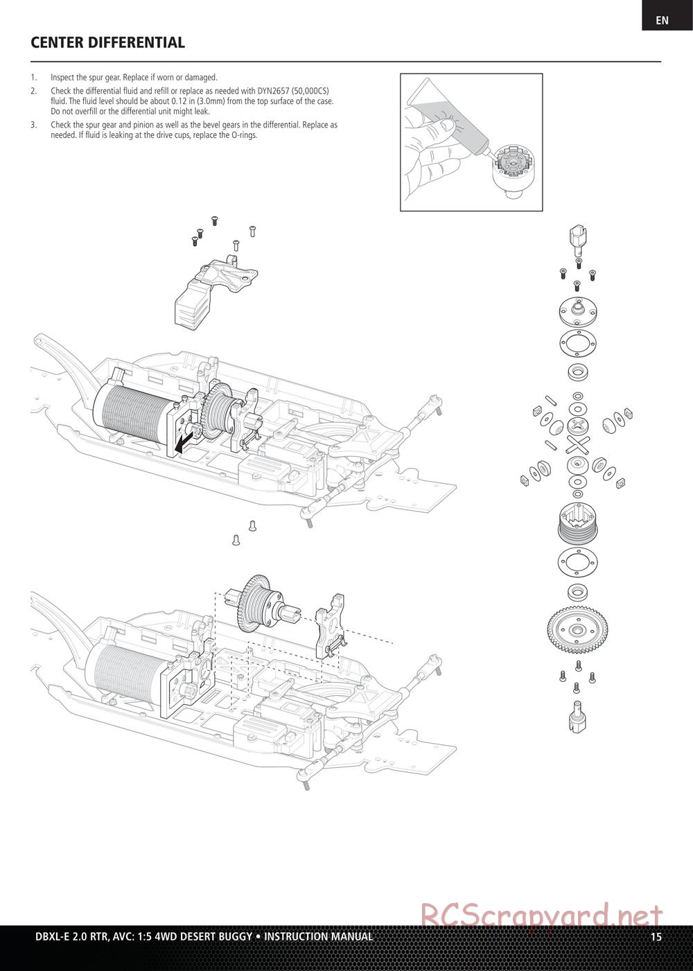 Team Losi - DBXL-E 2.0 - Manual - Page 15