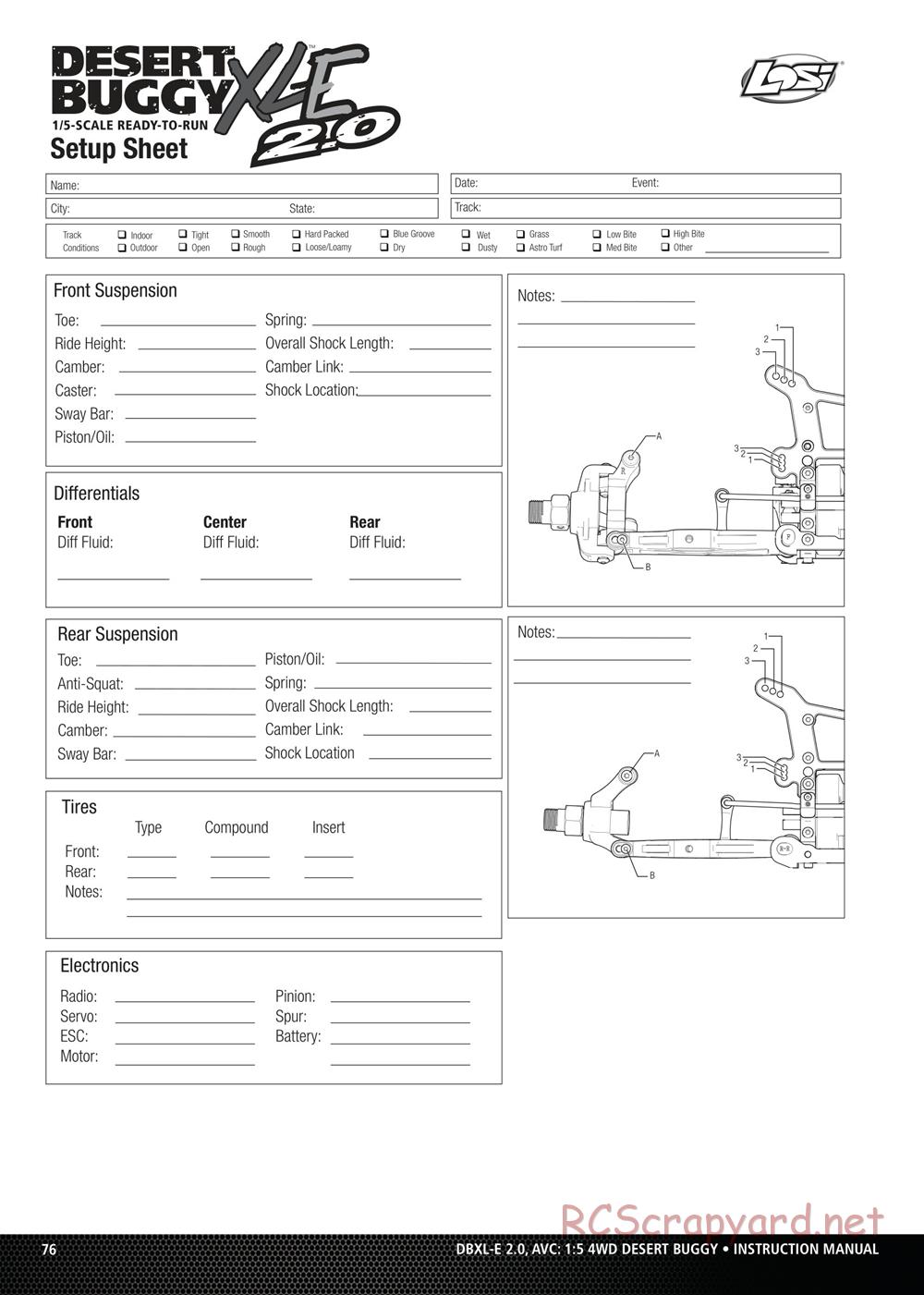 Team Losi - DBXL-E 2.0 - Manual - Page 28