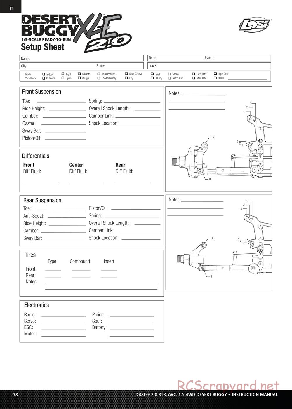 Team Losi - DBXL-E 2.0 - Manual - Page 30