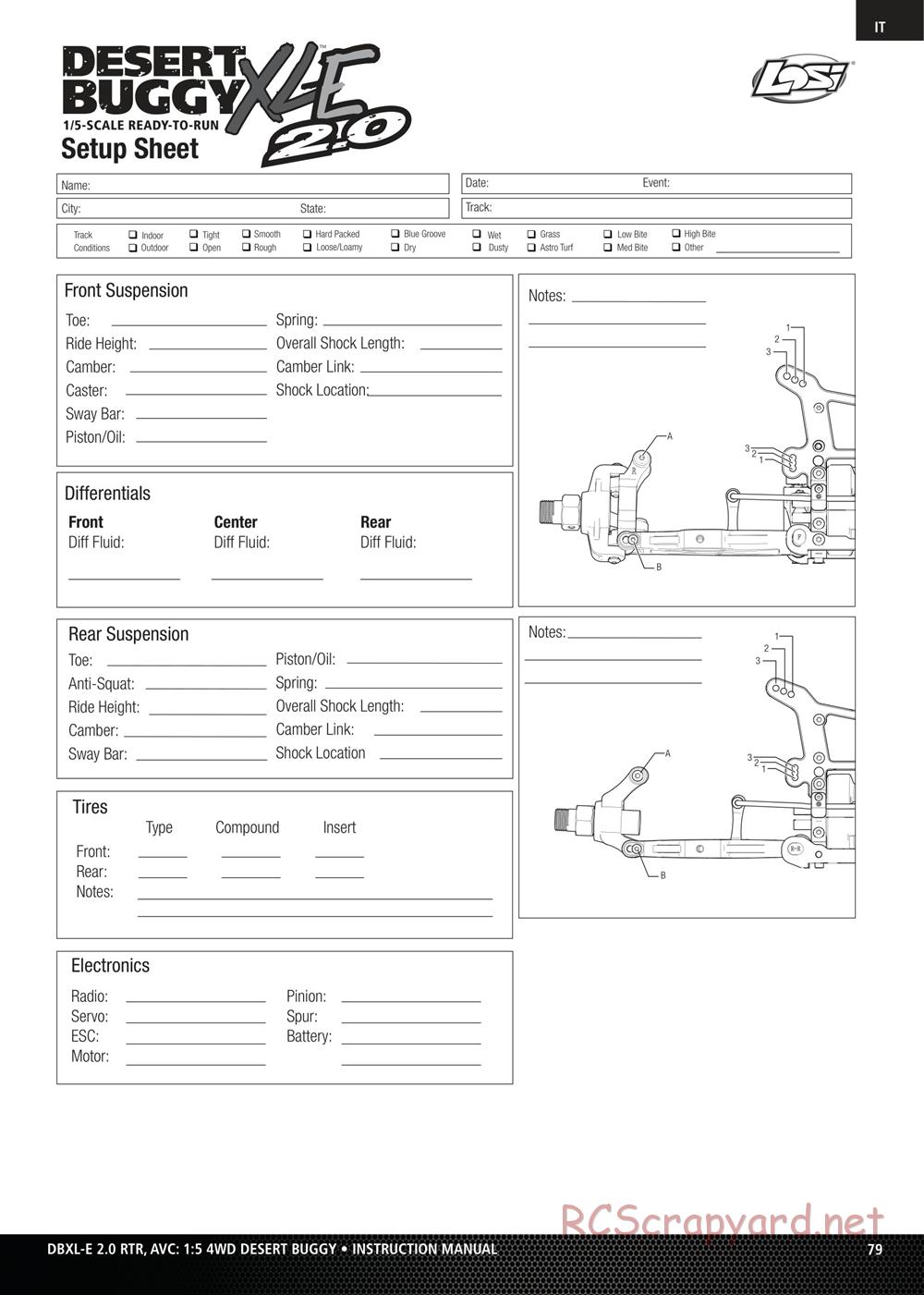 Team Losi - DBXL-E 2.0 - Manual - Page 31