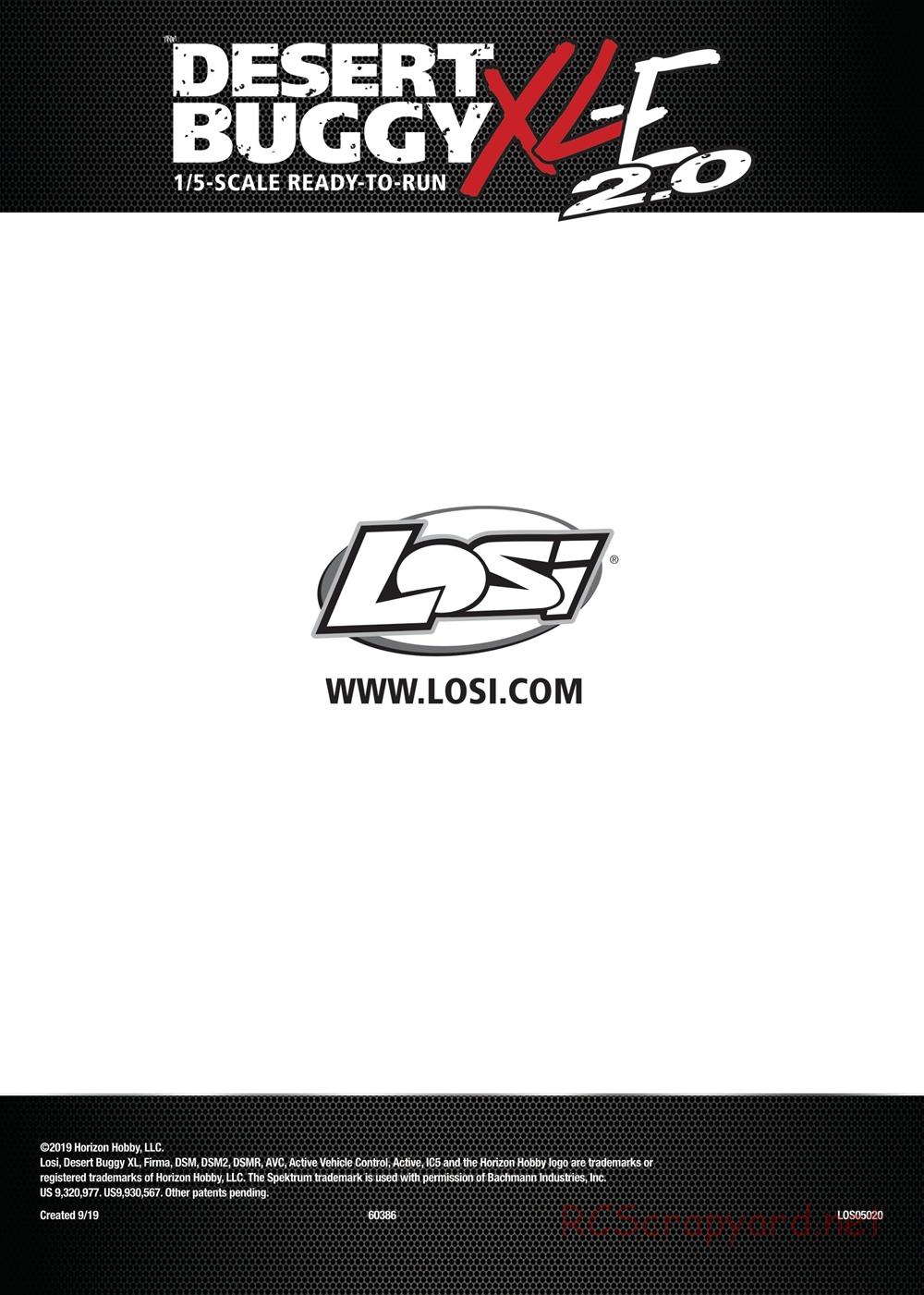 Team Losi - DBXL-E 2.0 - Manual - Page 32