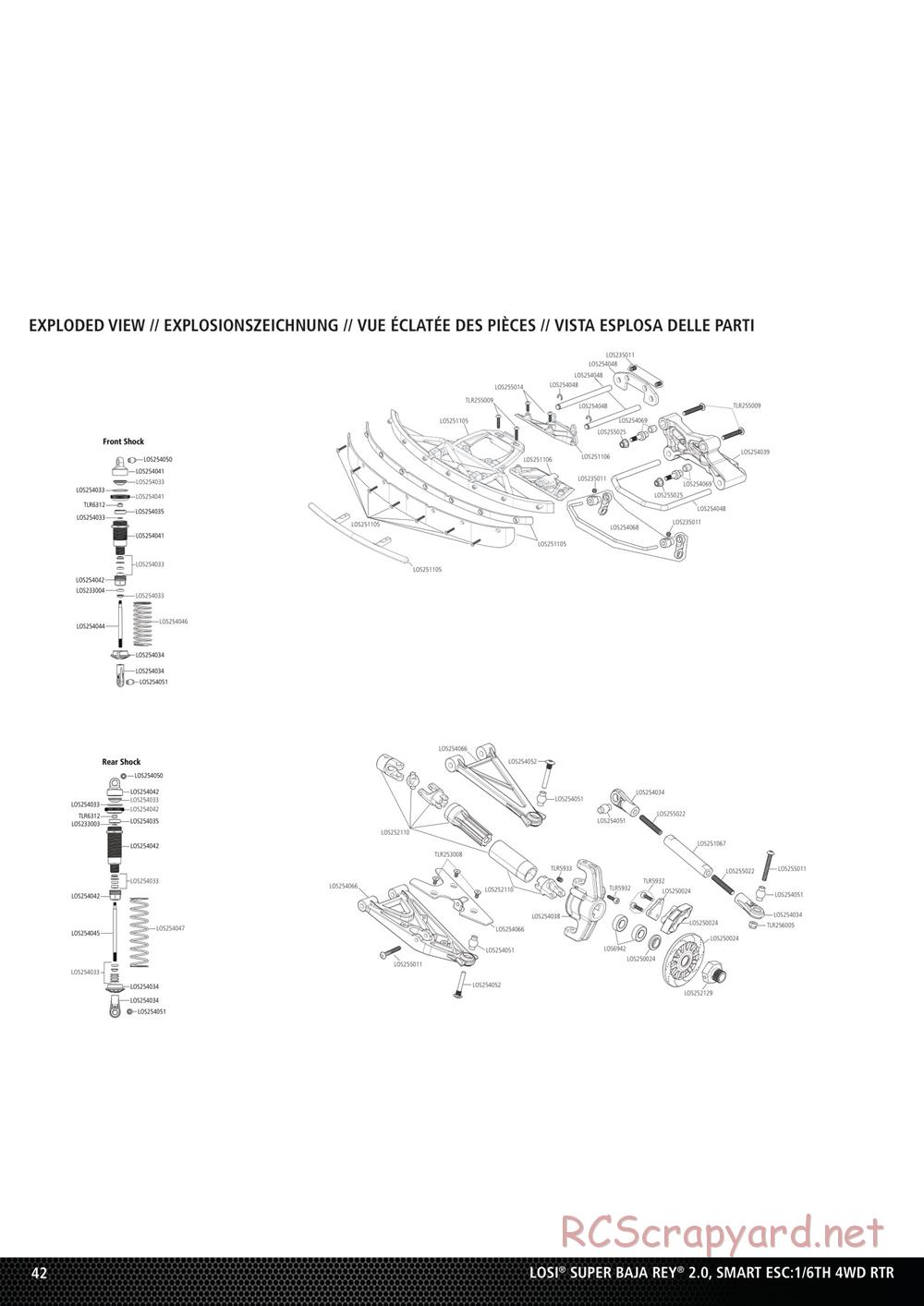 Team Losi - Super Baja Rey 2.0 Desert Truck - Manual - Page 16