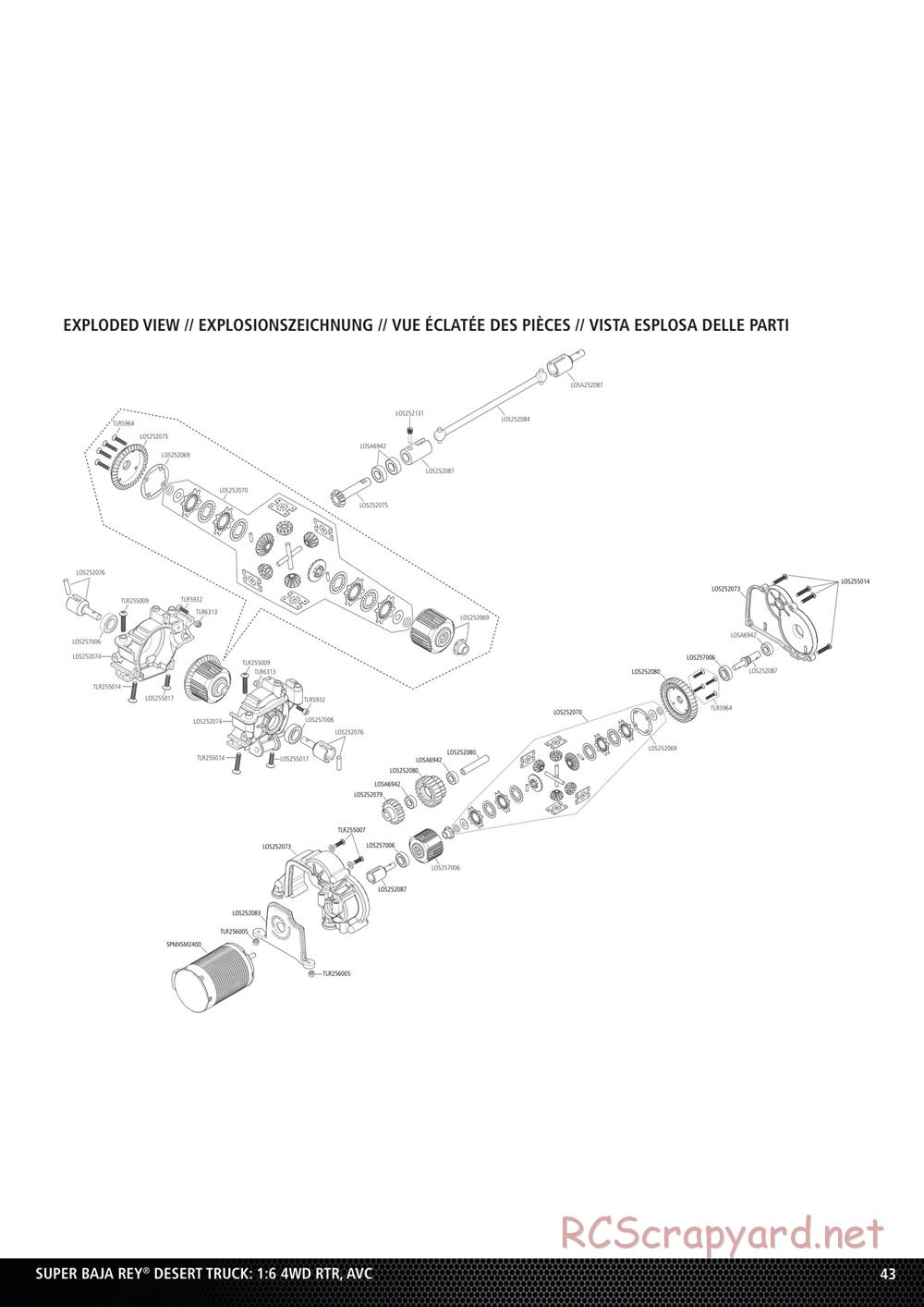 Team Losi - Super Baja Rey 2.0 Desert Truck - Manual - Page 17